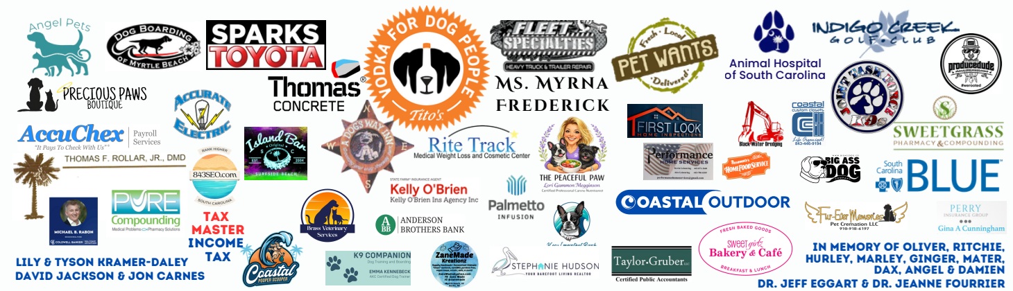 By The Beach Animal Rescue sponsors and supporters